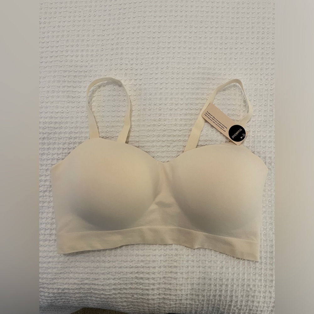 NWT Truekind Supportive Comfort Wireless Shaping Bra, Beige 3XL